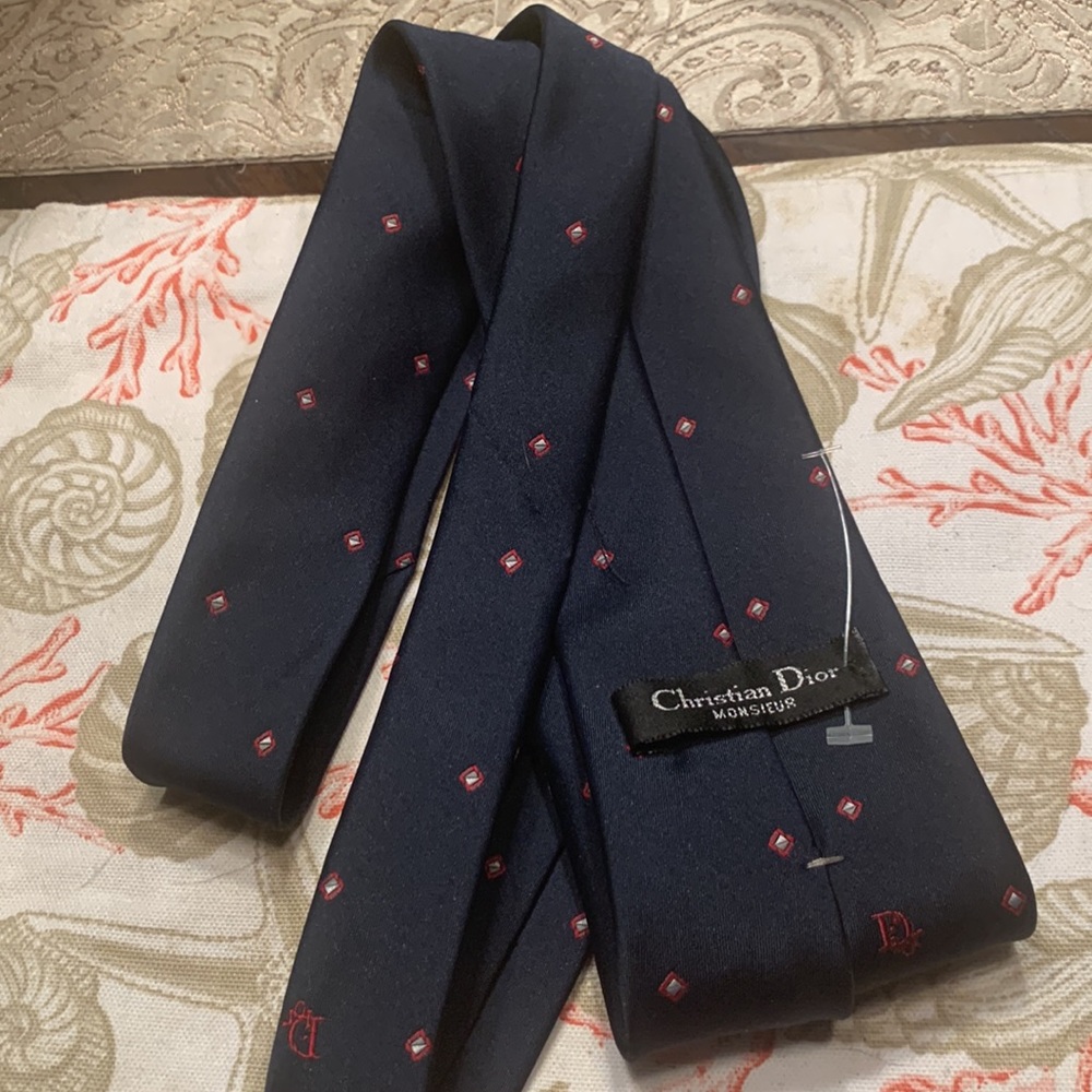 Christian Dior Mens Tie - Picture 6 of 7